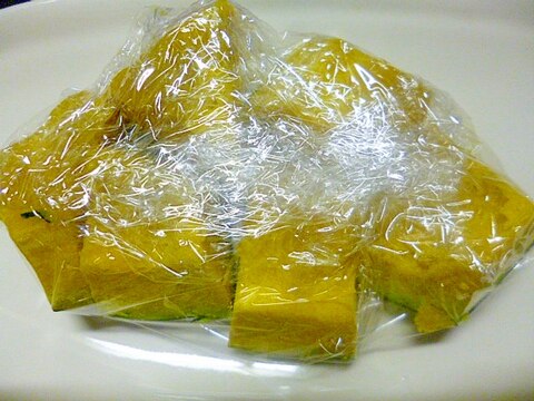 レンジで簡単♪便利♪かぼちゃの冷凍方法